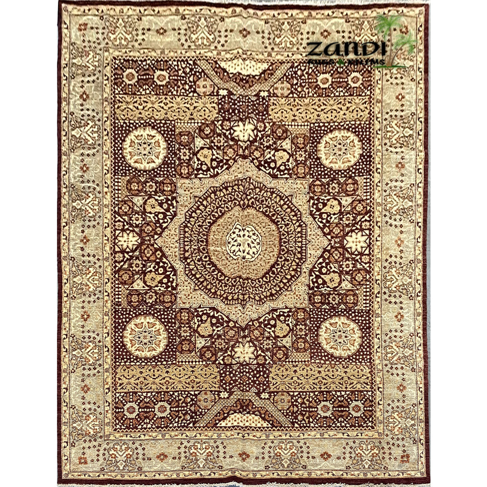 Hand knotted Pakistani Peshawar traditional design rug size 12'1''x9'0'' RR10140